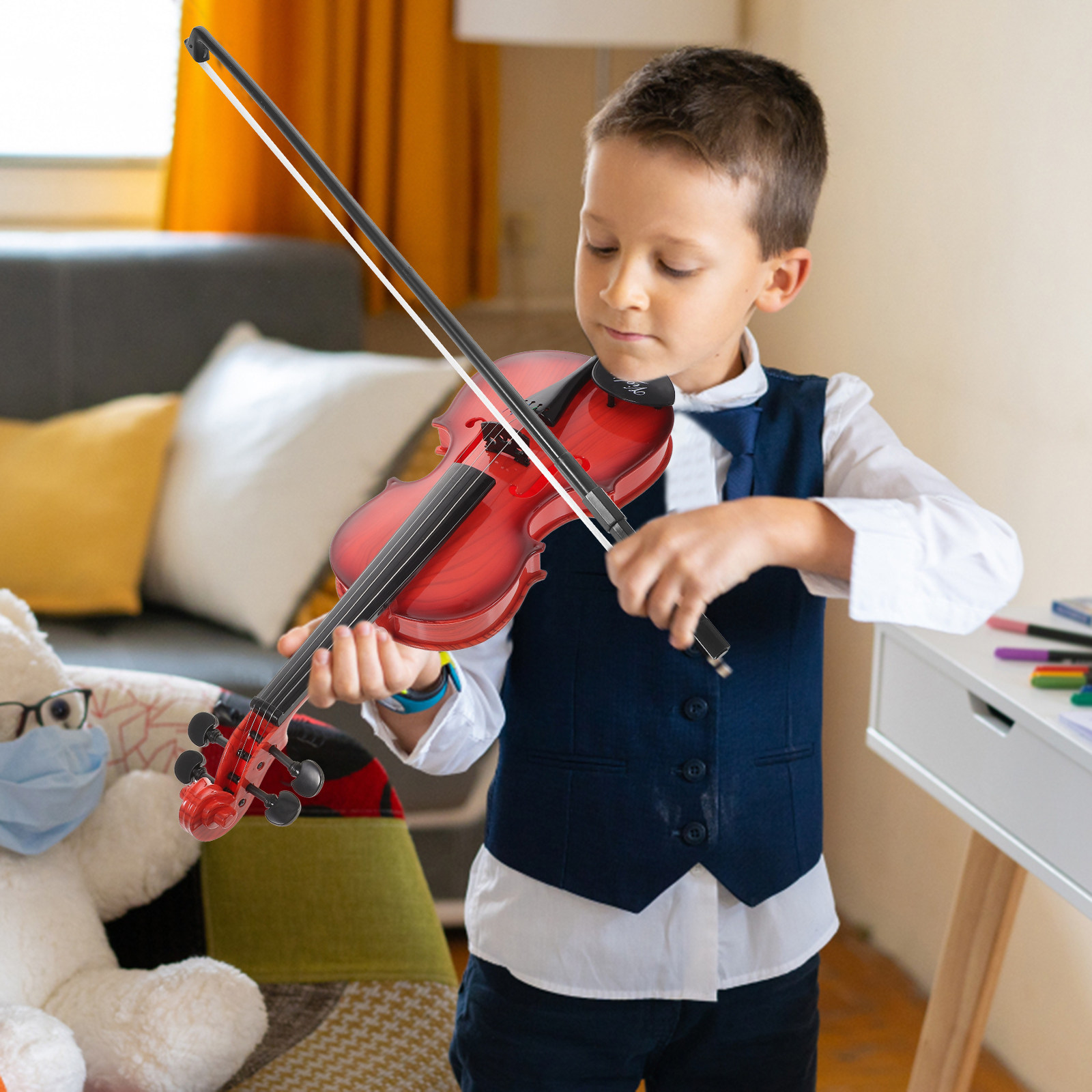 Musical Instrument Viol - Violín para Niños, Violín Pequeño y