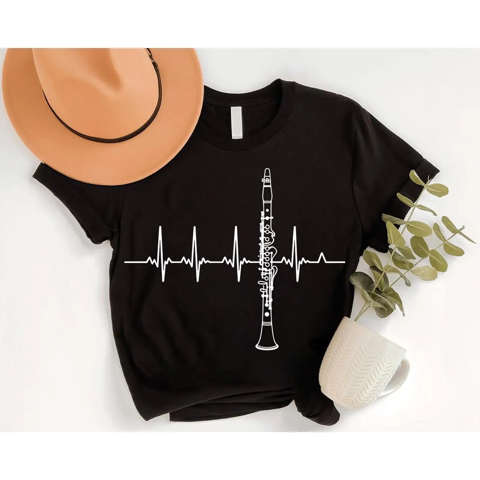 Musical Instrument In Orchestra - Camiseta Clarinet HeartbeaT para amantes de