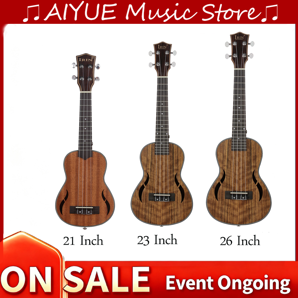 Musical Instrument Hawaii - Ukelele hawaiano de 21/23/26 pulgadas, Mini