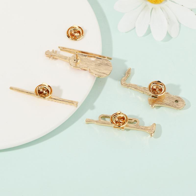 Musical Instrument In Orchestra - Broches de Esmalte con Forma de