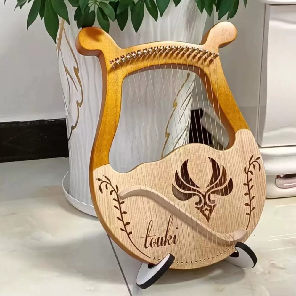 Arpa Lírica de Madera Maciza V - Musical Instrument Harp reseña y precio
