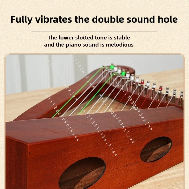 Arpa de 15 Tonos Hecha a Mano, - Musical Instrument Harp reseña y precio