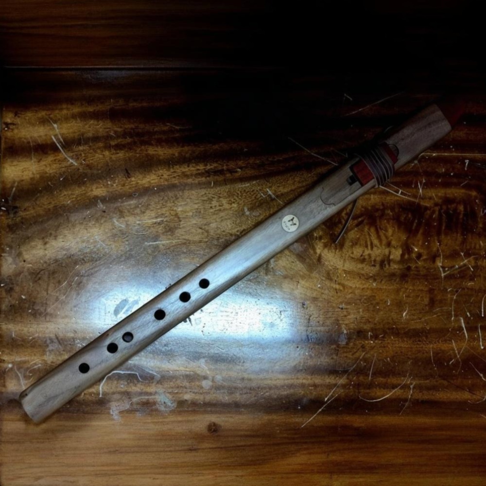 Flauta vertical de madera con  - Musical Instrument Of India reseña y precio