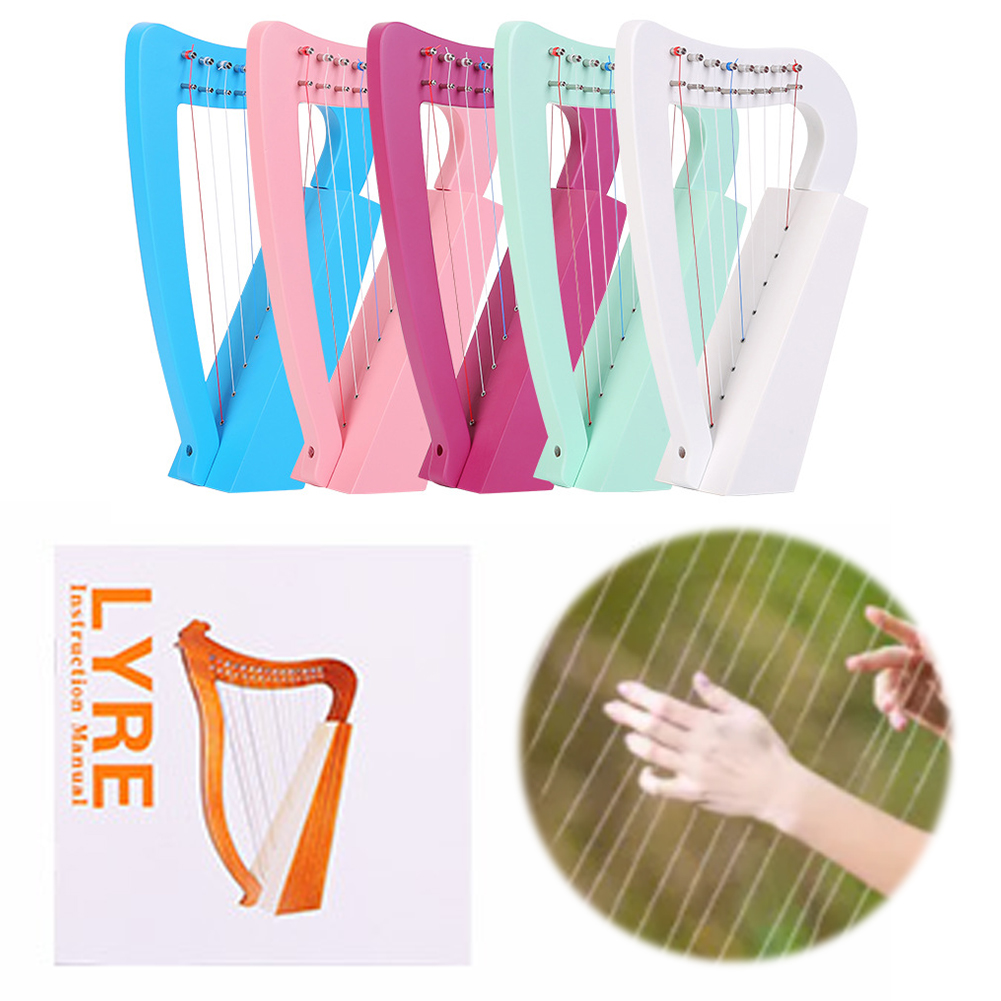 Arpa Lírica de 8 Cuerdas, Mini - Musical Instrument Harp reseña y precio