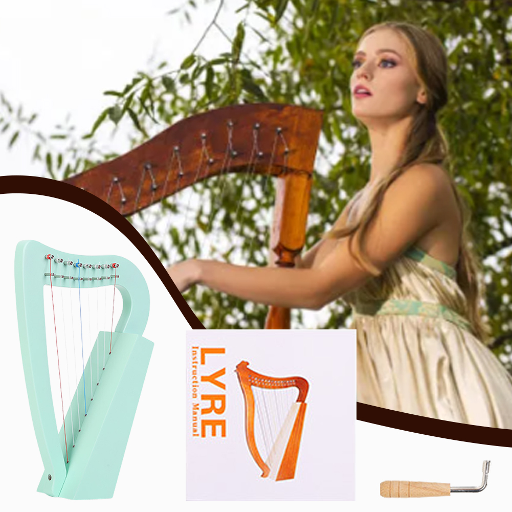 Arpa Lírica de 8 Cuerdas, Mini - Musical Instrument Harp reseña y precio