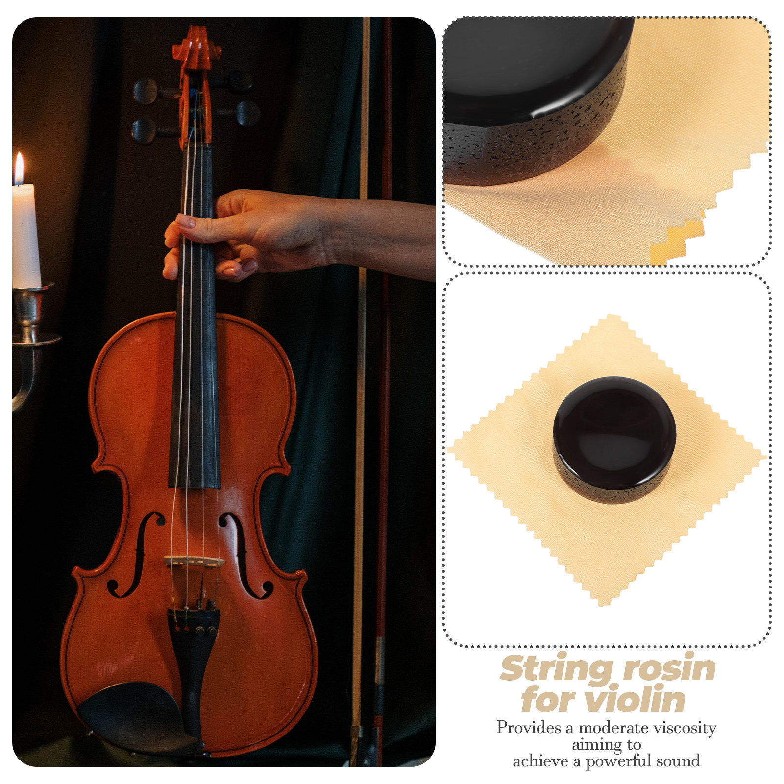 4 piezas de colofonia de baja  - Musical Instrument Viol reseña y precio