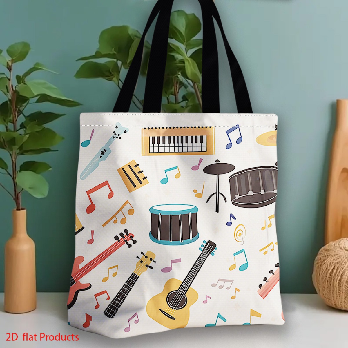 Bolsa de compras con un diseño - Musical Instrument Shop reseña y precio