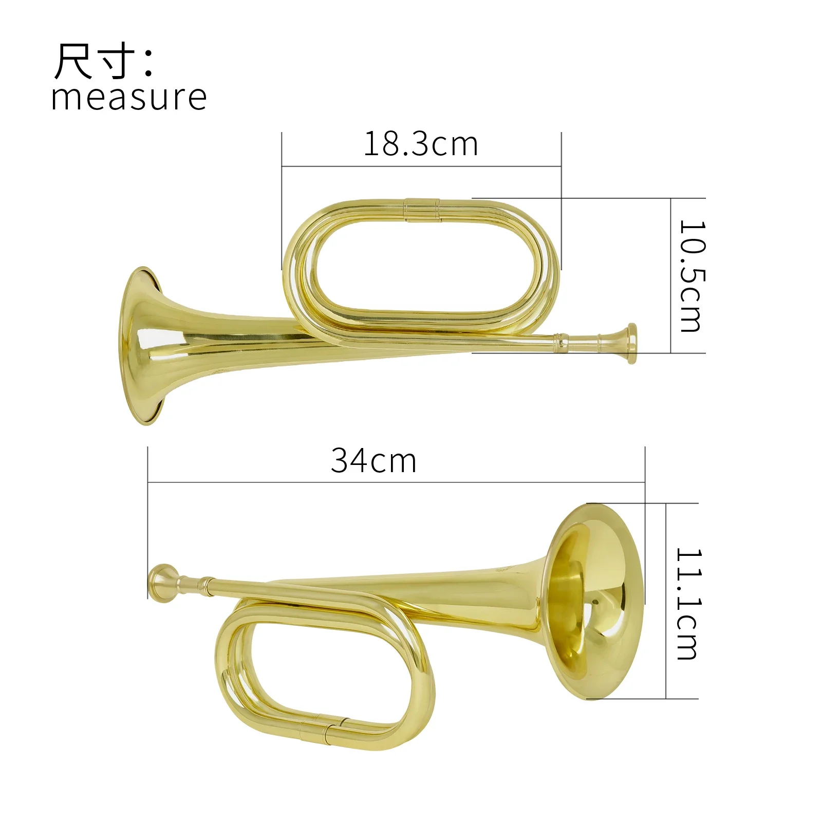 Trompa Militar Española de Lat - Musical Instrument In Orchestra reseña y precio