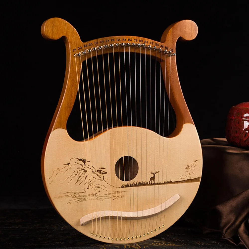 Arpa de Lira de 19 cuerdas de  - Musical Instrument Harp reseña y precio